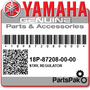 Yamaha 18P-87208-00-00 Stay, Regulator; 18P872080000