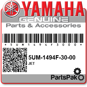 Yamaha 5UM-1494F-30-00 Jet; 5UM1494F3000