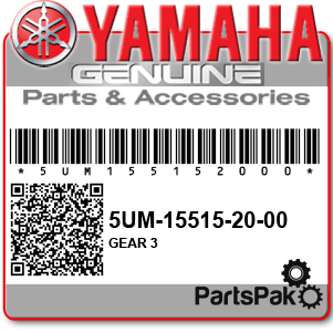 Yamaha 5UM-15515-20-00 Gear 3; 5UM155152000