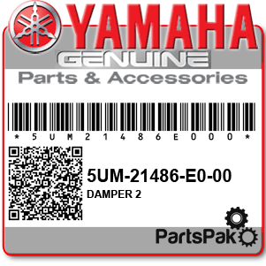 Yamaha 5UM-21486-E0-00 Damper 2; 5UM21486E000