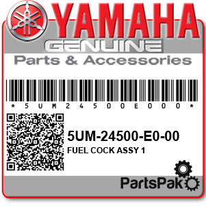 Yamaha 5UM-24500-E0-00 Fuel Cock Assembly 1; 5UM24500E000