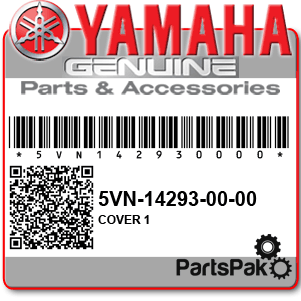 Yamaha 5VN-14293-00-00 Cover 1; 5VN142930000