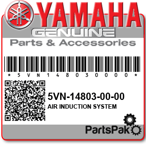 Yamaha 5VN-14803-00-00 Air Induction System Assembly; 5VN148030000