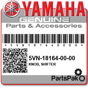 Yamaha 5VN-18164-00-00 Knob, Shifter; 5VN181640000