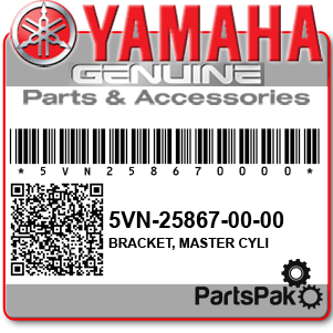 Yamaha 5VN-25867-00-00 Bracket, Master Cylinder; 5VN258670000
