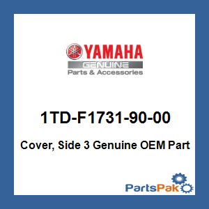 Yamaha 1TD-F1731-90-00 Cover, Side 3; 1TDF17319000