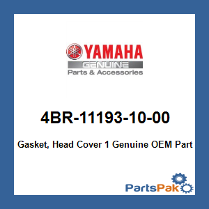Yamaha 4BR-11193-10-00 Gasket, Head Cover 1; 4BR111931000