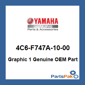 Yamaha 4C6-F747A-10-00 Graphic 1; 4C6F747A1000