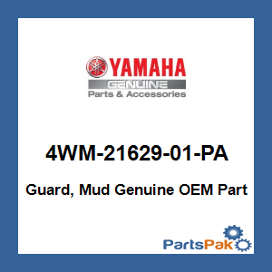Yamaha 4WM-21629-01-PA Guard, Mud; 4WM2162901PA