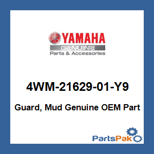 Yamaha 4WM-21629-01-Y9 Guard, Mud; 4WM2162901Y9