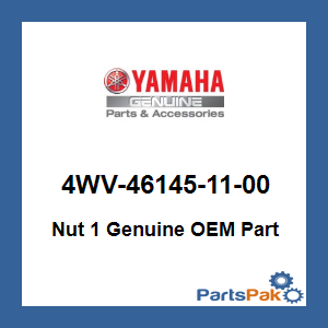 Yamaha 4WV-46145-11-00 Nut 1; 4WV461451100