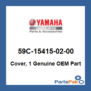 Yamaha 59C-15415-02-00 Cover, 1; 59C154150200