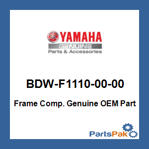 Yamaha BDW-F1110-00-00 Frame Comp.; BDWF11100000