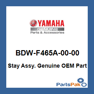 Yamaha BDW-F465A-00-00 Stay Assy.; BDWF465A0000
