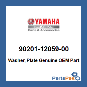 Yamaha 90201-12059-00 Washer, Plate; 902011205900