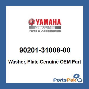 Yamaha 90201-31008-00 Washer, Plate; 902013100800