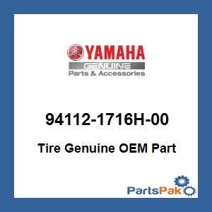 Yamaha 94112-1716H-00 Tire; 941121716H00