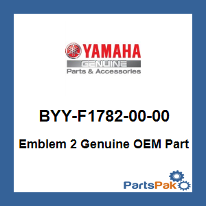 Yamaha BYY-F1782-00-00 Emblem 2; BYYF17820000