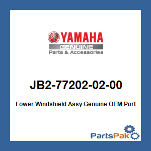 Yamaha JB2-77202-02-00 Lower Windshield Assy; JB2772020200