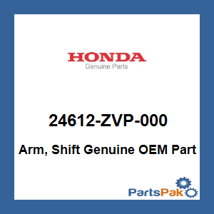 Honda 24612-ZVP-000 Arm, Shift; 24612ZVP000