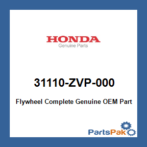 Honda 31110-ZVP-000 Flywheel Complete; 31110ZVP000