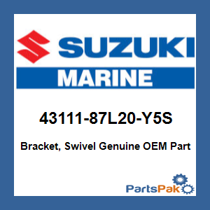 Suzuki 43111-87L20-Y5S Bracket, Swivel (Cool White)