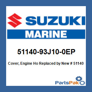 Suzuki 51140-93J10-0EP Cover, Engine Holder (Shadow Black Metallic); New # 51140-93J11-0EP