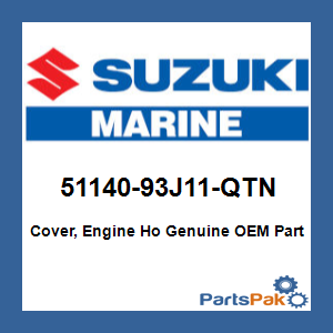 Suzuki 51140-93J11-QTN Cover, Engine Holder (Super Cool White)