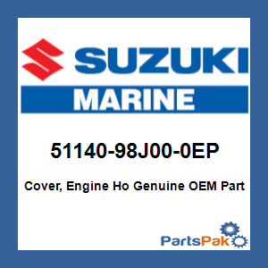 Suzuki 51140-98J00-0EP Cover, Engine Holder ( (Shadow Black Metallic)
