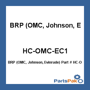 BRP (OMC, Johnson, Evinrude) HC-OMC-EC1; Header Sign OMC Engine Care