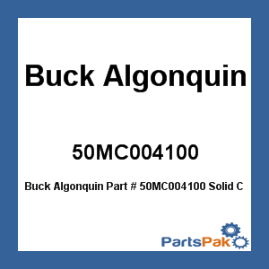 Buck Algonquin 50MC004100; Solid Coupler 1 Inch