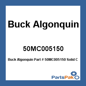 Buck Algonquin 50MC005150; Solid Coupler 1.50 Inch