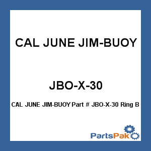 CAL JUNE JIM-BUOY JBO-X-30; Ring Buoy Orange 30 Inch