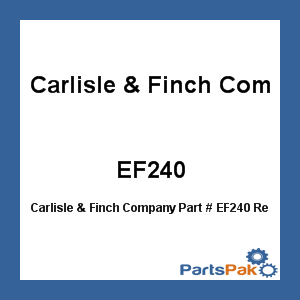 Carlisle & Finch Company EF240; Reflector Only-19 Inch Sl