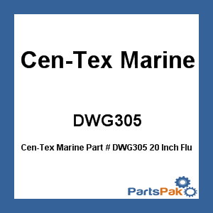 Cen-Tex Marine DWG305; 20 Inch Flush Round Manhole
