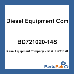 Diesel Equipment Company BD721020-14S; 14 Inch Wiper Blade(D195)