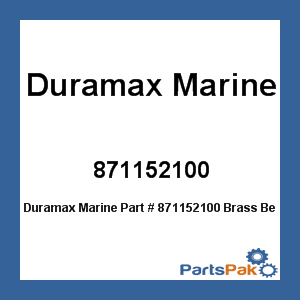 Duramax Marine 871152100; Brass Bearing 4.500 X 5.500 Epic