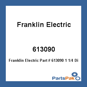 Franklin Electric 613090; 1 1/4 Disc Flange
