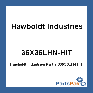 Hawboldt Industries 36X36LHN-HIT; 4Bl,3.5 Inch Bore Nibral Prop
