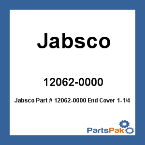 Jabsco 12062-0000; End Cover 1-1/4 Inch -2 Inch