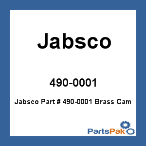 Jabsco 490-0001; Brass Cam