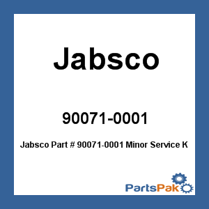 Jabsco 90071-0001; Minor Service Kit