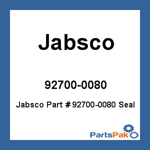 Jabsco 92700-0080; Seal