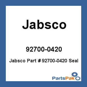 Jabsco 92700-0420; Seal