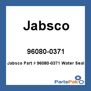 Jabsco 96080-0371; Water Seal