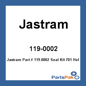 Jastram 119-0002; Seal Kit 701 Helm Pump