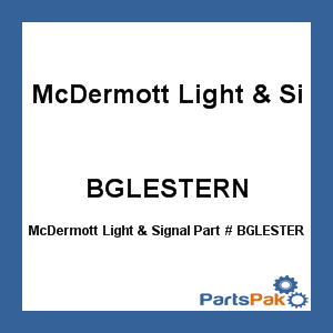 McDermott Light & Signal BGLESTERN; Clear Lens For Stern Light Barge