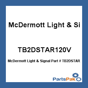 McDermott Light & Signal TB2DSTAR120V; Led SideLight Green