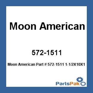 Moon American 572-1511; 1-1/2X10X1/2 Br Nozz Ipt