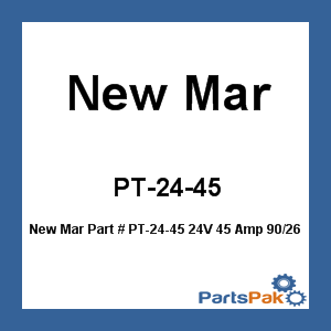 New Mar PT-24-45; 24V 45 Amp 90/264V 3Bk Charger